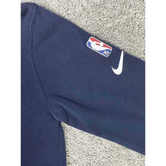 Nike Houston Rockets‎ Dri-Fit Hoodie Boys LG 14/16 BLUE FLEECE - Picture 3 of 11
